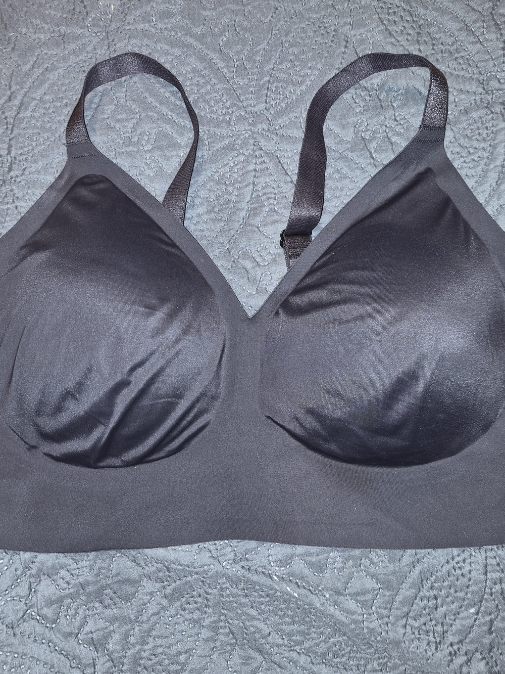 EBY Seamless Wireless Comfort Bralette Black XL DD